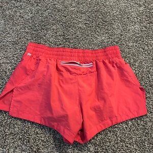 Running shorts with under spandex